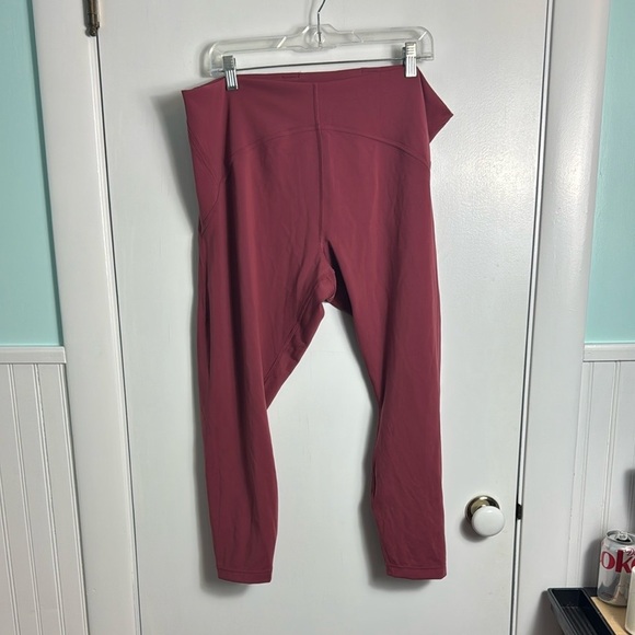 Lululemon InStill High-Rise Tight 25" Mulled Wine Size 20 - Picture 2 of 10